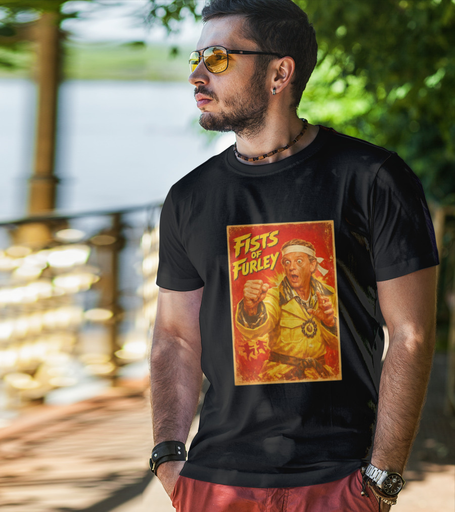 Fists Of Furley Retro Karate Kung Fu Master T-Shirt
