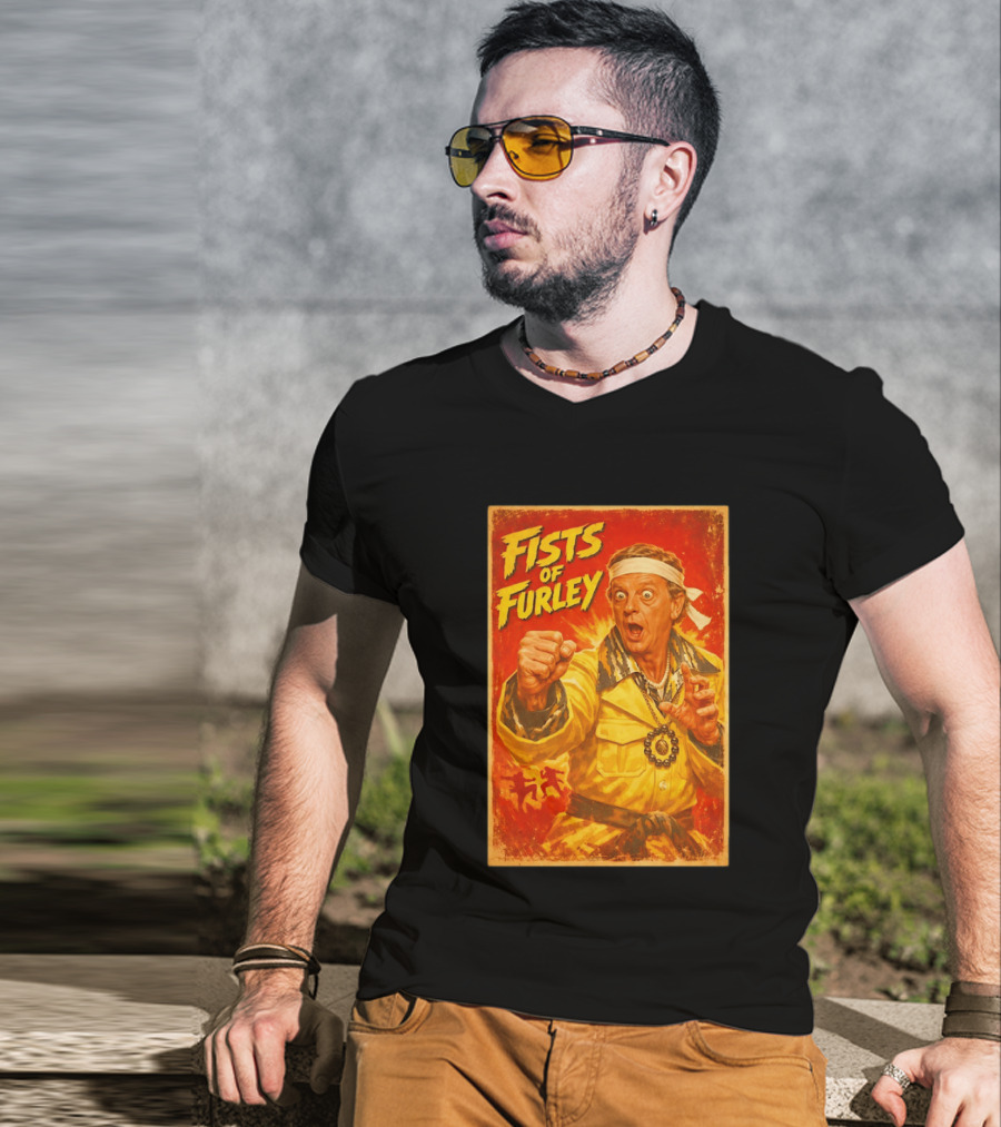 Fists Of Furley Retro Karate Kung Fu Master T-Shirt