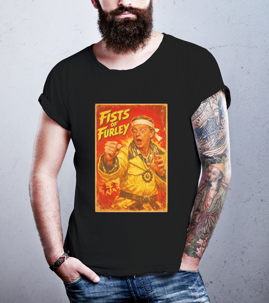 Fists Of Furley Retro Karate Kung Fu Master T-Shirt