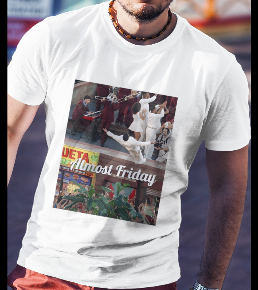Almost Friday Bad Bunny Un Verano Sin Ti Party Scene T-Shirt