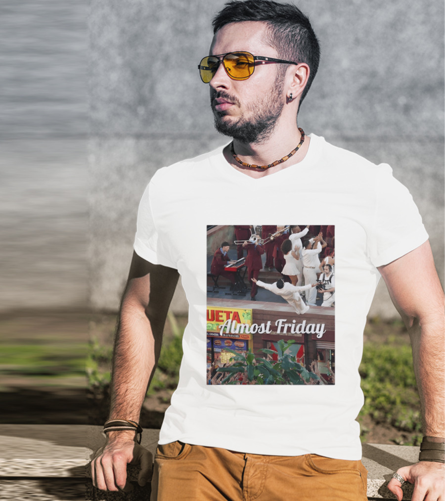 Almost Friday Bad Bunny Un Verano Sin Ti Party Scene T-Shirt