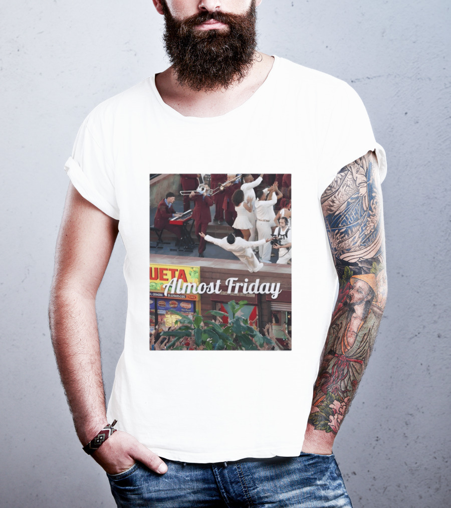 Almost Friday Bad Bunny Un Verano Sin Ti Party Scene T-Shirt