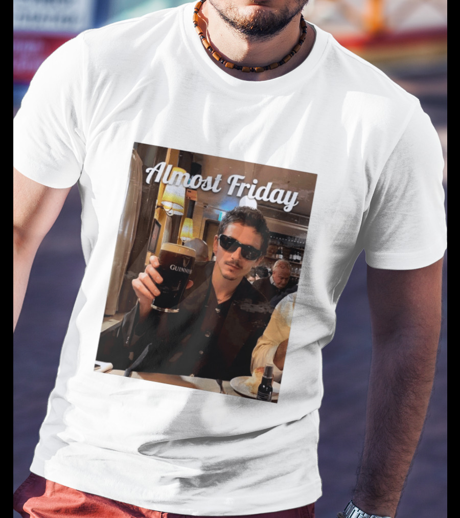 Almost Friday Timothee With Guinness Pint T-Shirt