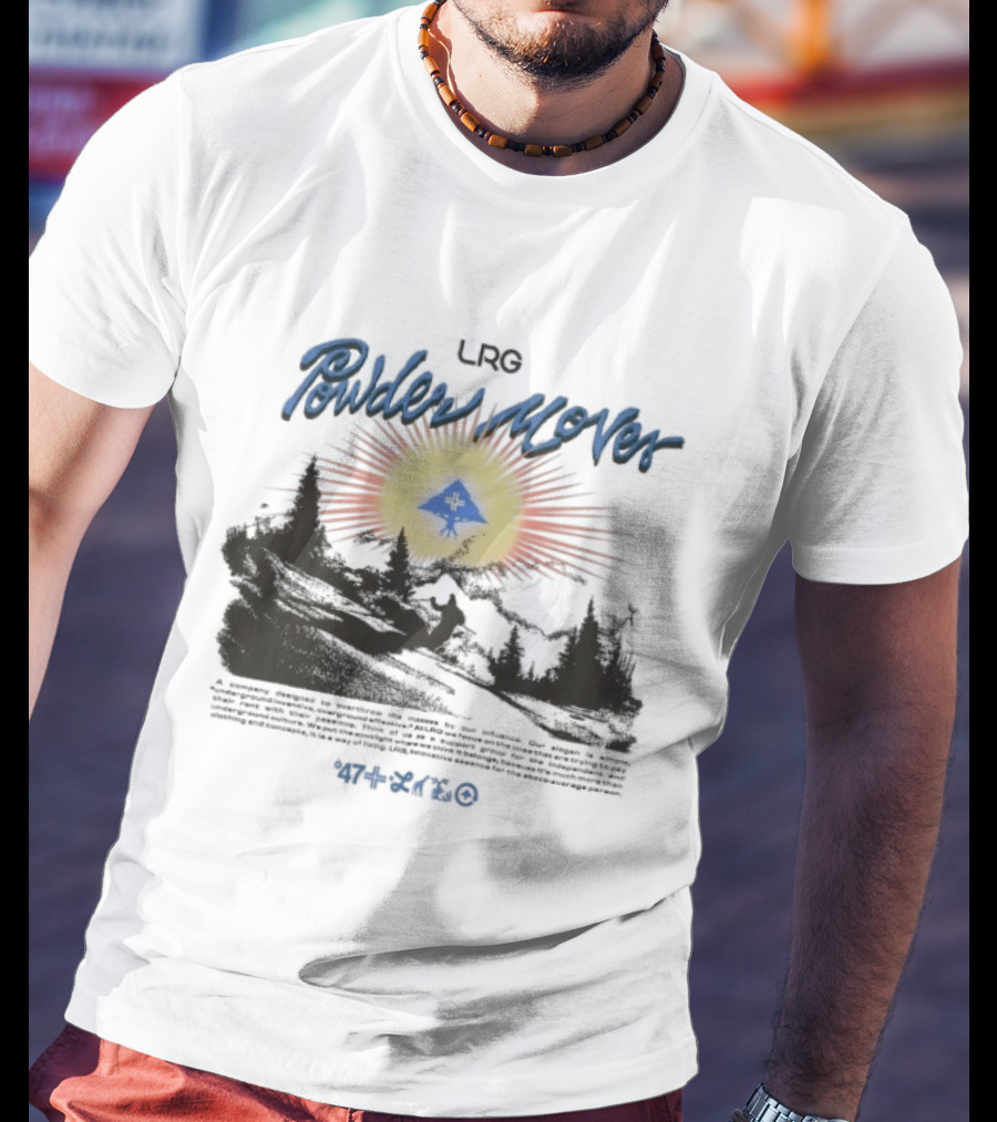 LRG Powder Mover Winter Adventure Scene With Sunrise And Trees T-Shirt