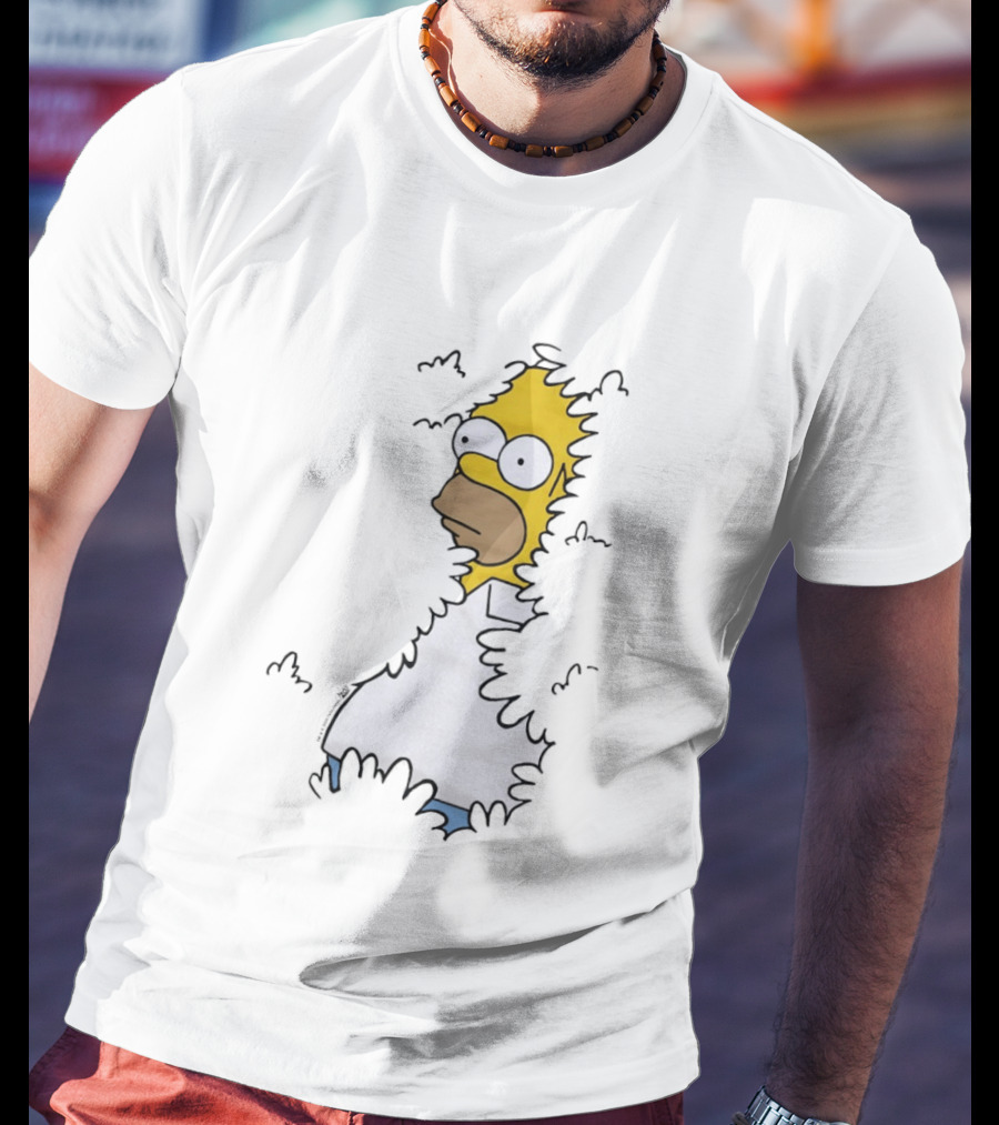 The Simpsons Homer Disappearing Into Bushes Meme T-Shirt