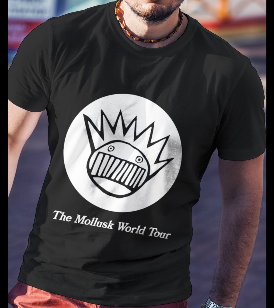 Mollusk World Tour Iconic Logo Ween Band Merchandise T-Shirt