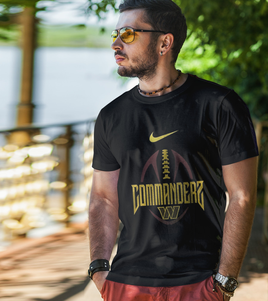 Nike Washington Commanders Football Racing T-Shirt