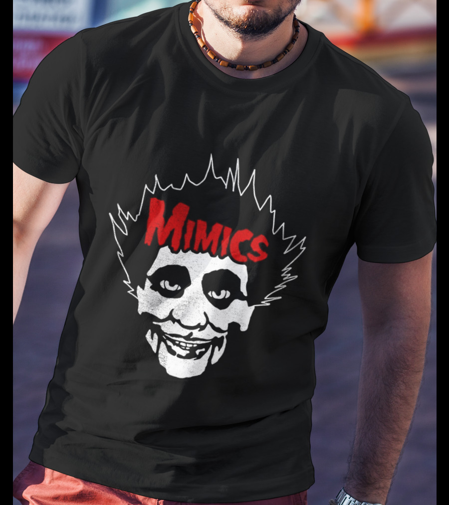 Mimics Fergus Joker Face Wild Hair T-Shirt