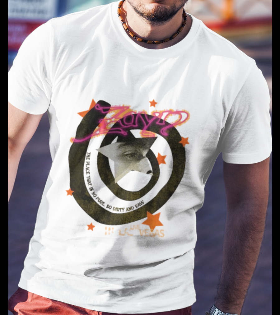 Zayn Live In Vegas The Place That Is So Pure So Dirty And Raw Star Eye T-Shirt