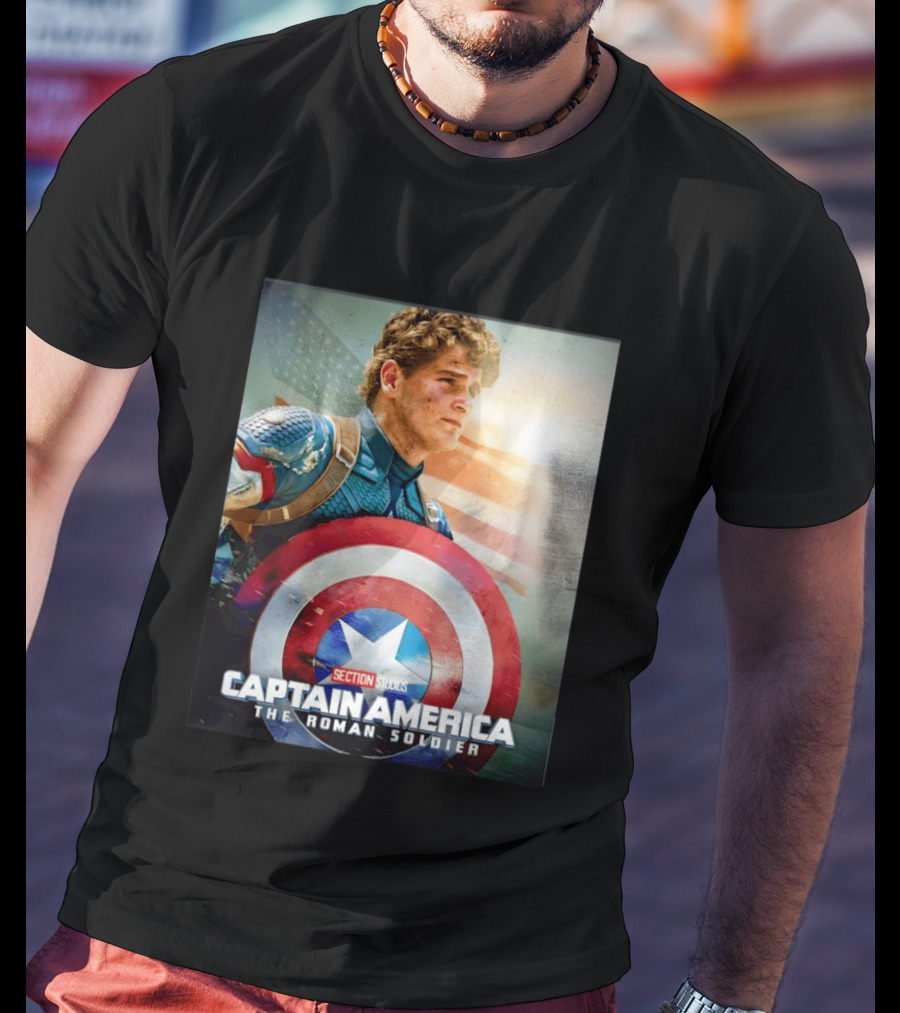 SECTION STUDIOS Captain America The Roman Soldier T-Shirt