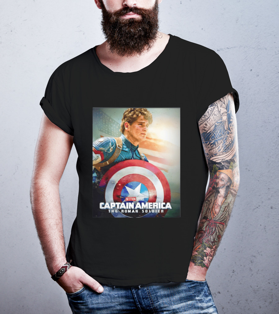 SECTION STUDIOS Captain America The Roman Soldier T-Shirt