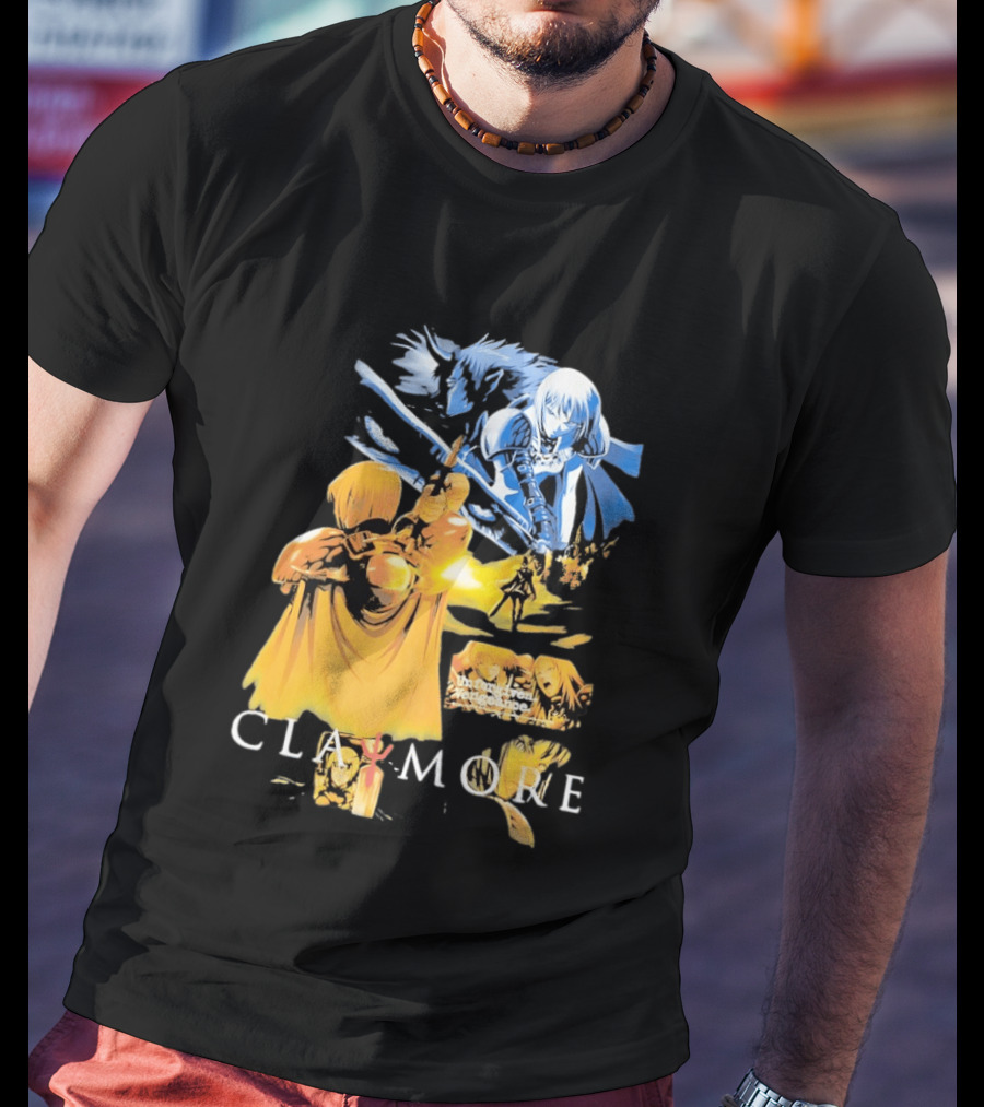 Claymore Clare Unforgiven Vengeance Sword Battle Scene T-Shirt