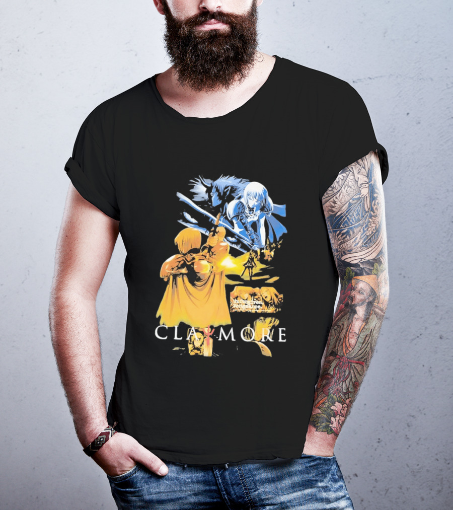 Claymore Clare Unforgiven Vengeance Sword Battle Scene T-Shirt