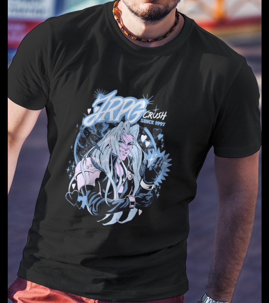 Sefikura JRPG Crush Iconic Character Tribute Since 1997 T-Shirt