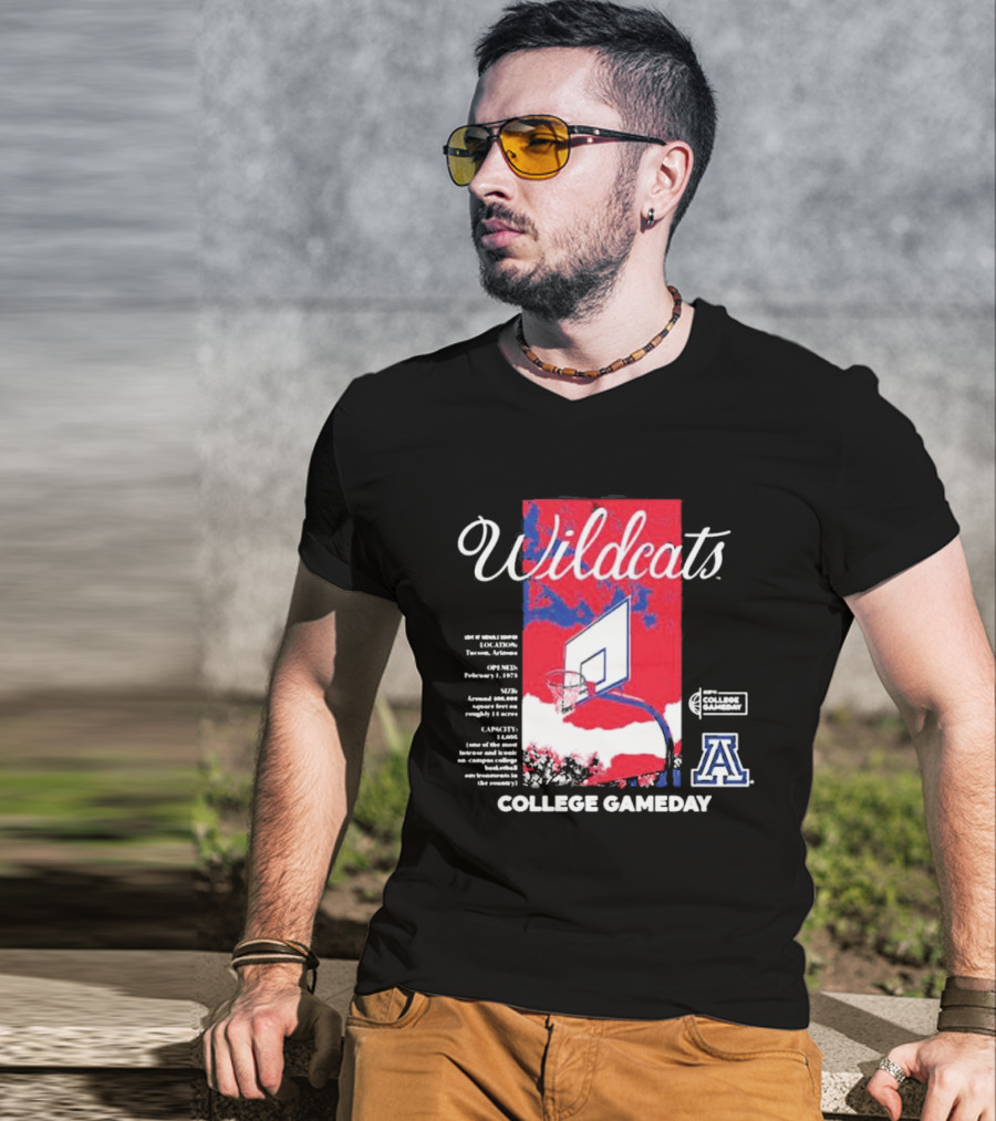 Arizona Wildcats Basketball College Gameday T-Shirt