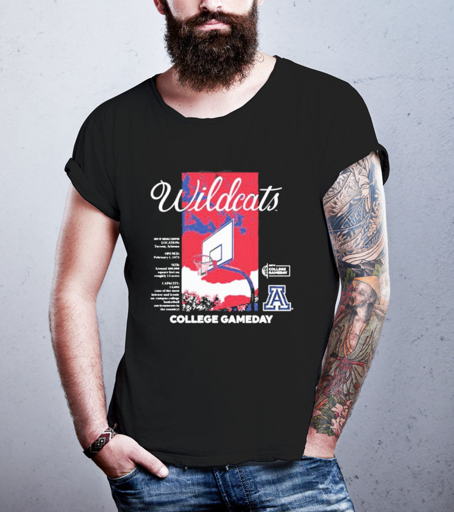 Arizona Wildcats Basketball College Gameday T-Shirt