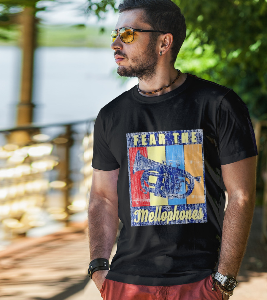 Fear The Mellophones Retro Trumpet Pop T-Shirt