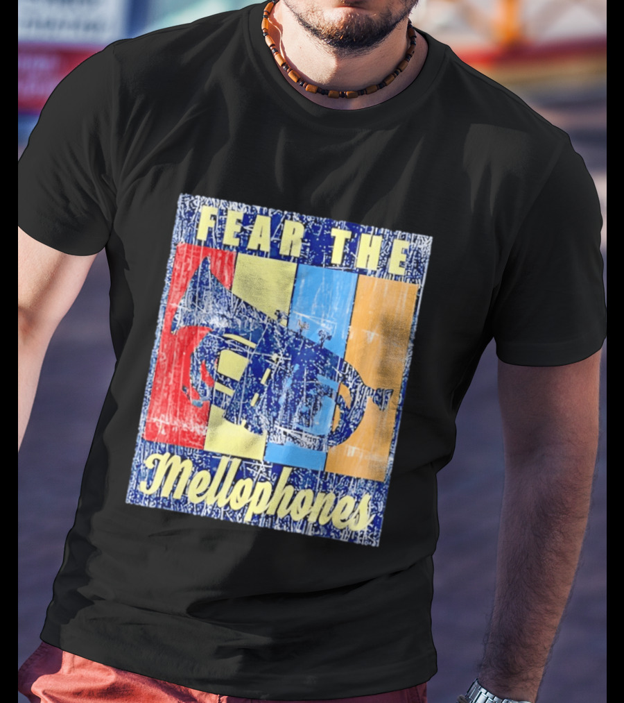 Fear The Mellophones Retro Trumpet Pop T-Shirt