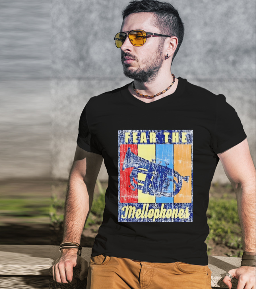 Fear The Mellophones Retro Trumpet Pop T-Shirt