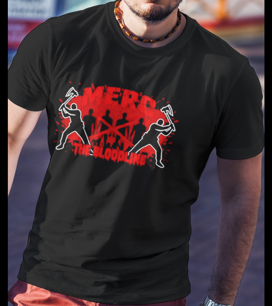 Merc The Bloodlines Axe Fighters Red T-Shirt