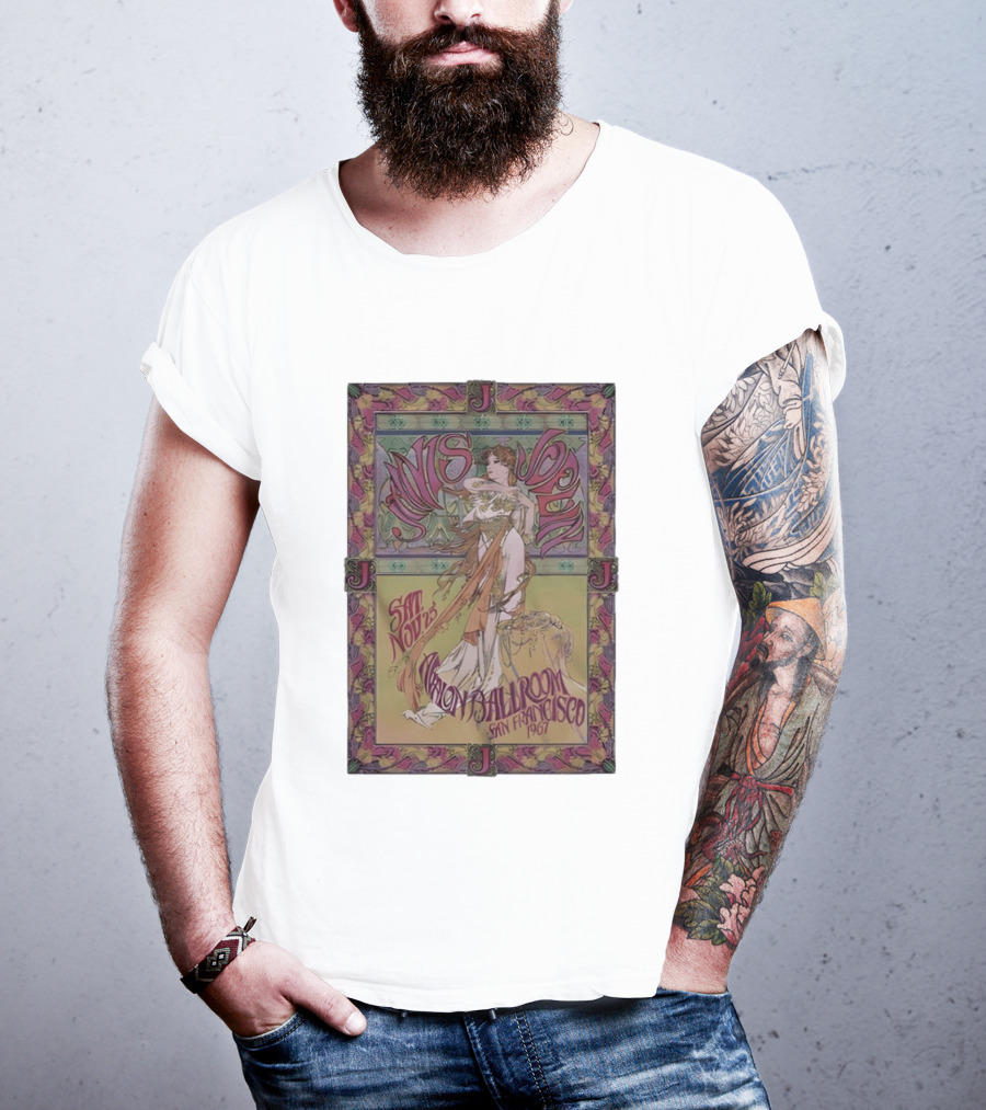 Janis Joplin Avalon Ballroom San Francisco 1967 Art Nov 12 T-Shirt