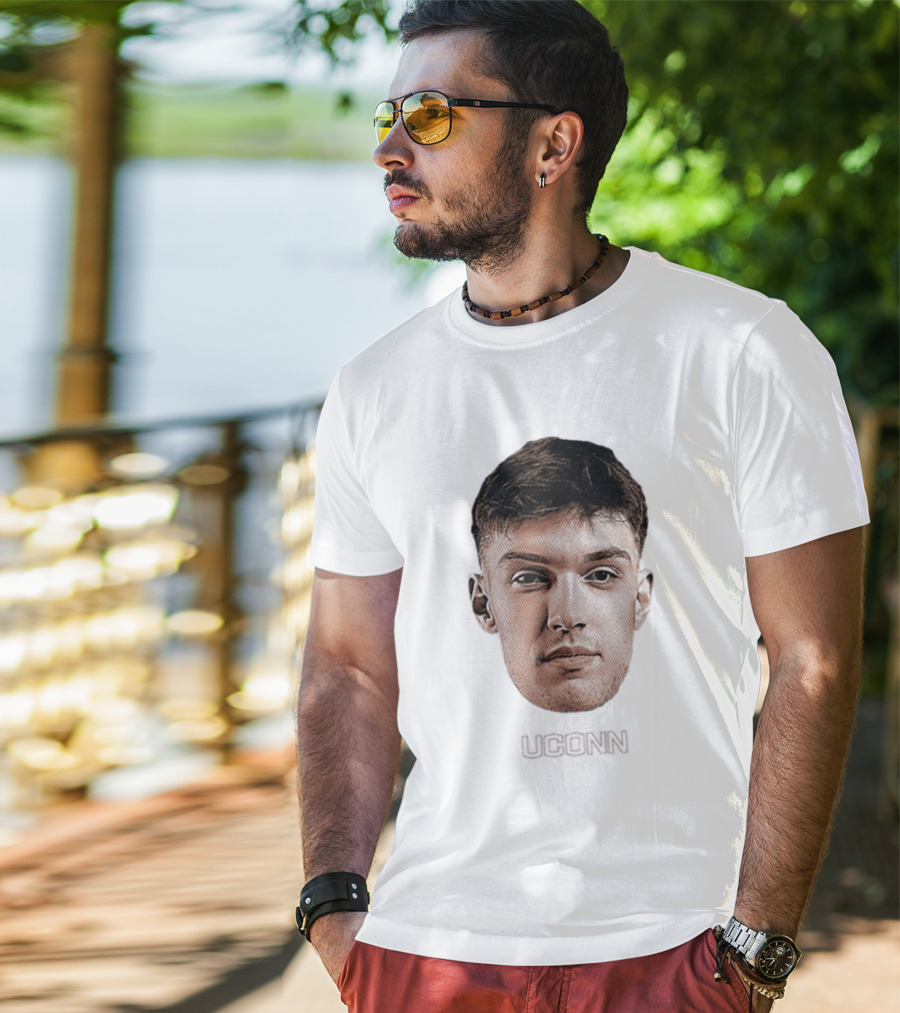 Rrezon Elezaj Uconn Huskies Bobblehead T-Shirt
