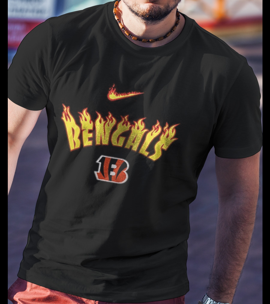 Cincinnati Bengals Nike Firewave Who Dey B T-Shirt