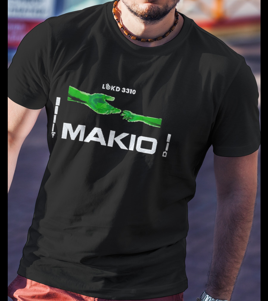 Makio Lokd 3310 Green Hands Connection T-Shirt