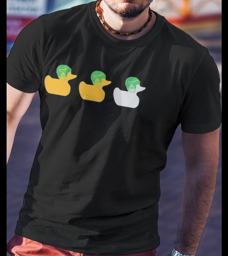 Minnesota Wild Duck Duck Green Helmet Ducks T-Shirt