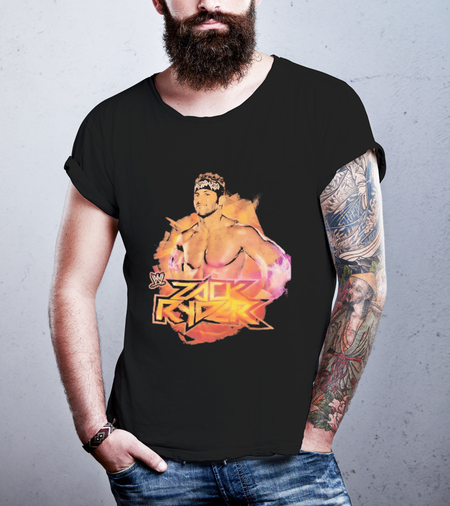 Zack Ryder WWE Woo Woo Woo Headband Wrestler T-Shirt