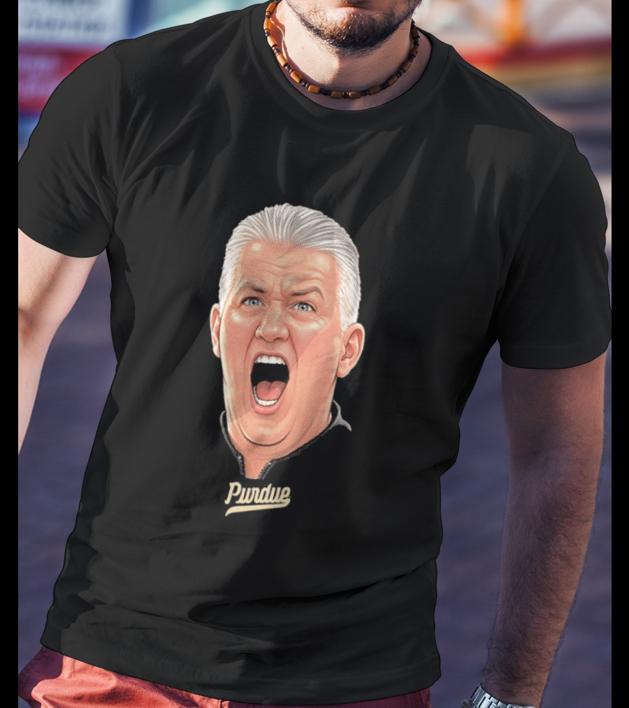 Purdue Boilermakers Coach Painter Bighead T-Shirt