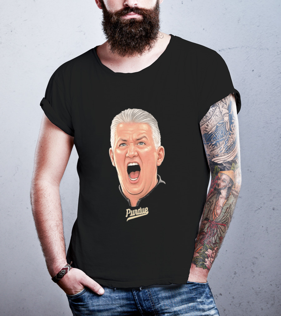 Purdue Boilermakers Coach Painter Bighead T-Shirt