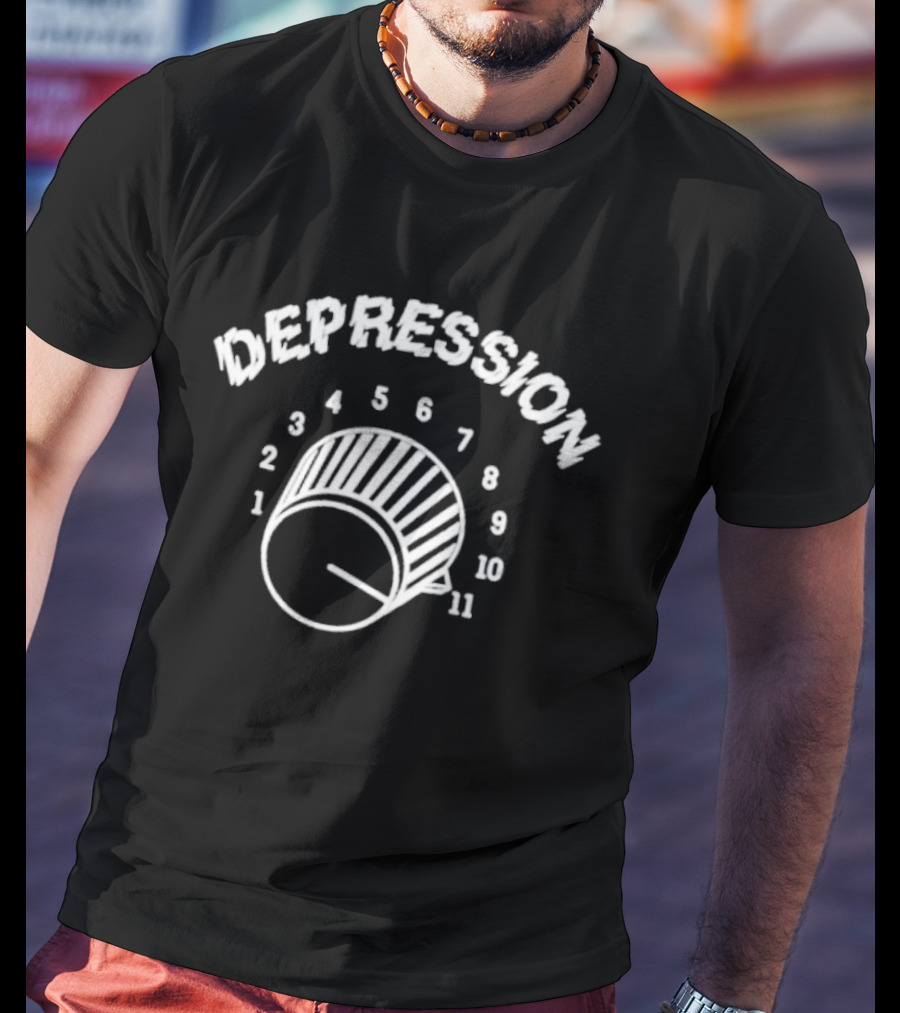 Depression Knob Turned Up To Eleven Methsyndicate T-Shirt