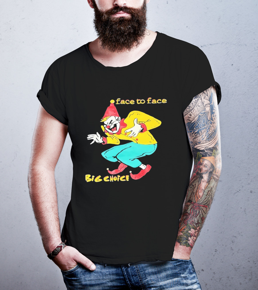 Face To Face Big Choice Punk Band Clown T-Shirt