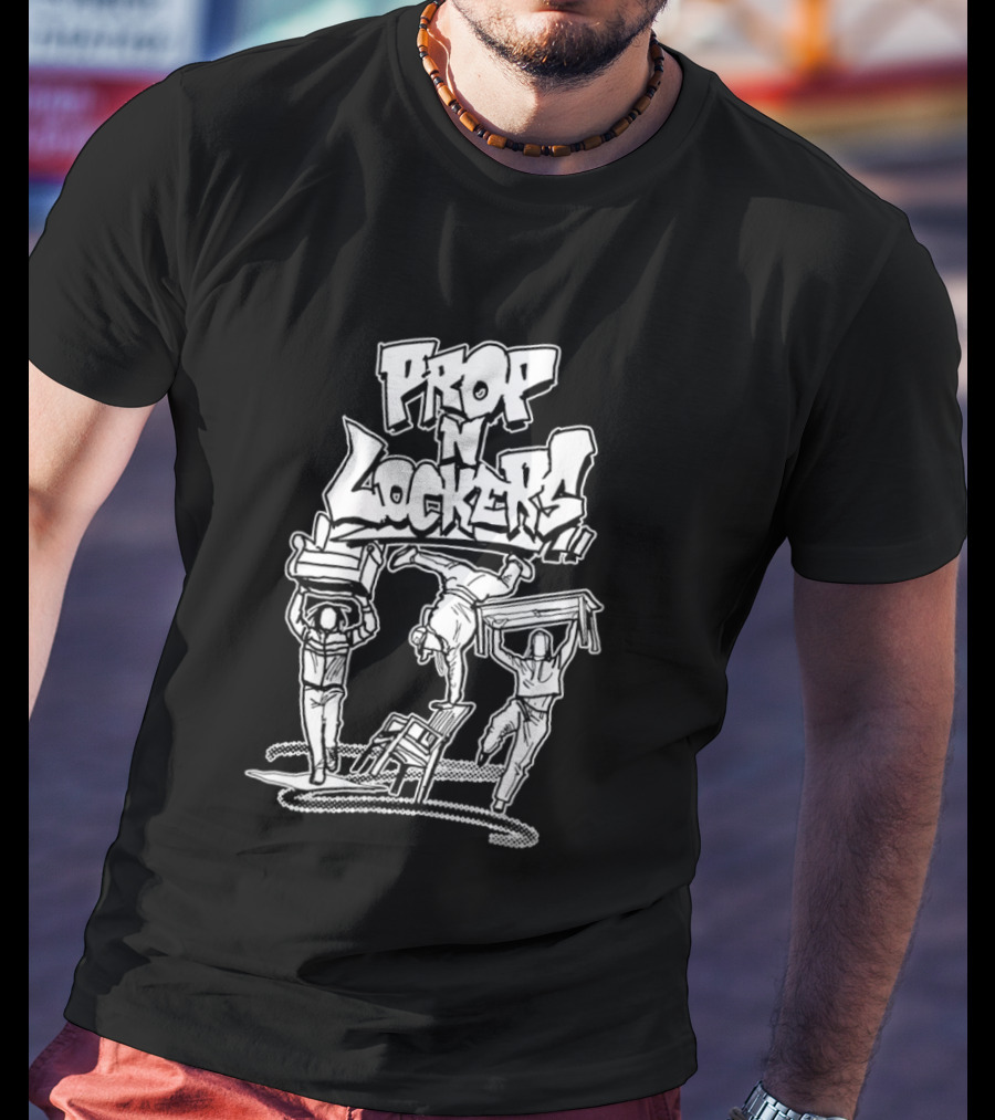 Prop N Locker Breakdance Crew Graffiti T-Shirt