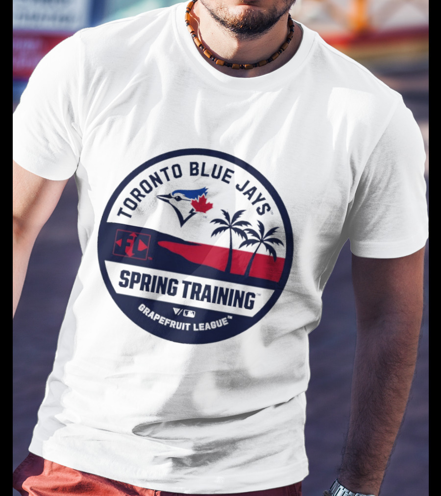 Toronto Blue Jays Spring Training Luxe Knit Palm Trees T-Shirt
