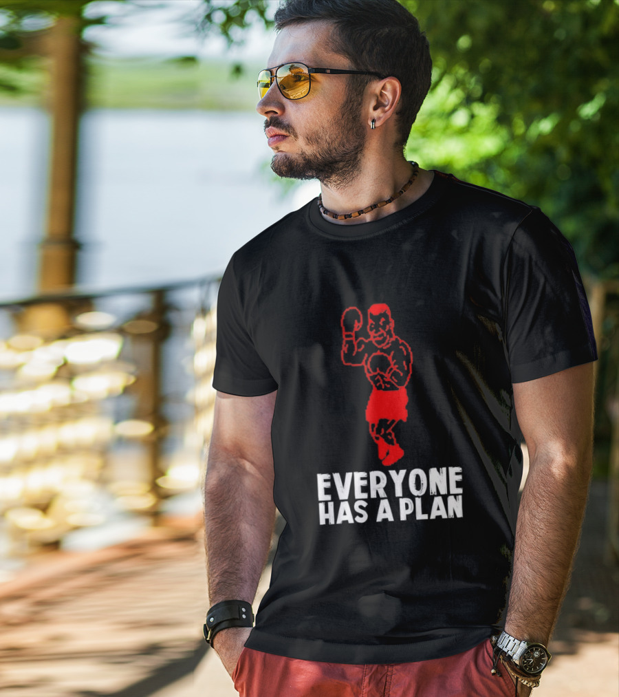 Everyone Has A Plan Punchout Video Game Boxing T-Shirt
