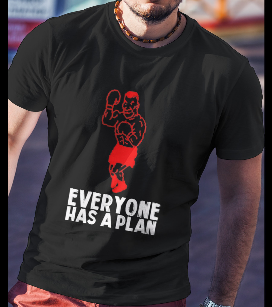 Everyone Has A Plan Punchout Video Game Boxing T-Shirt