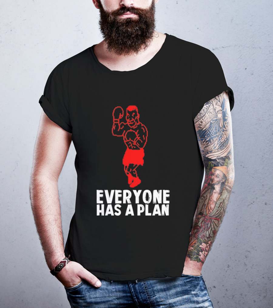 Everyone Has A Plan Punchout Video Game Boxing T-Shirt