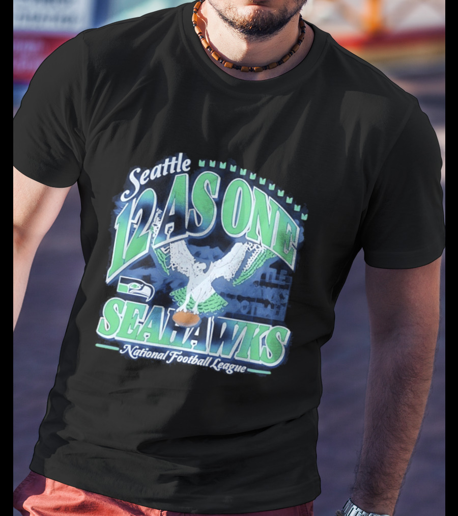 Seattle Seahawks 12 As One National Football League T-Shirt