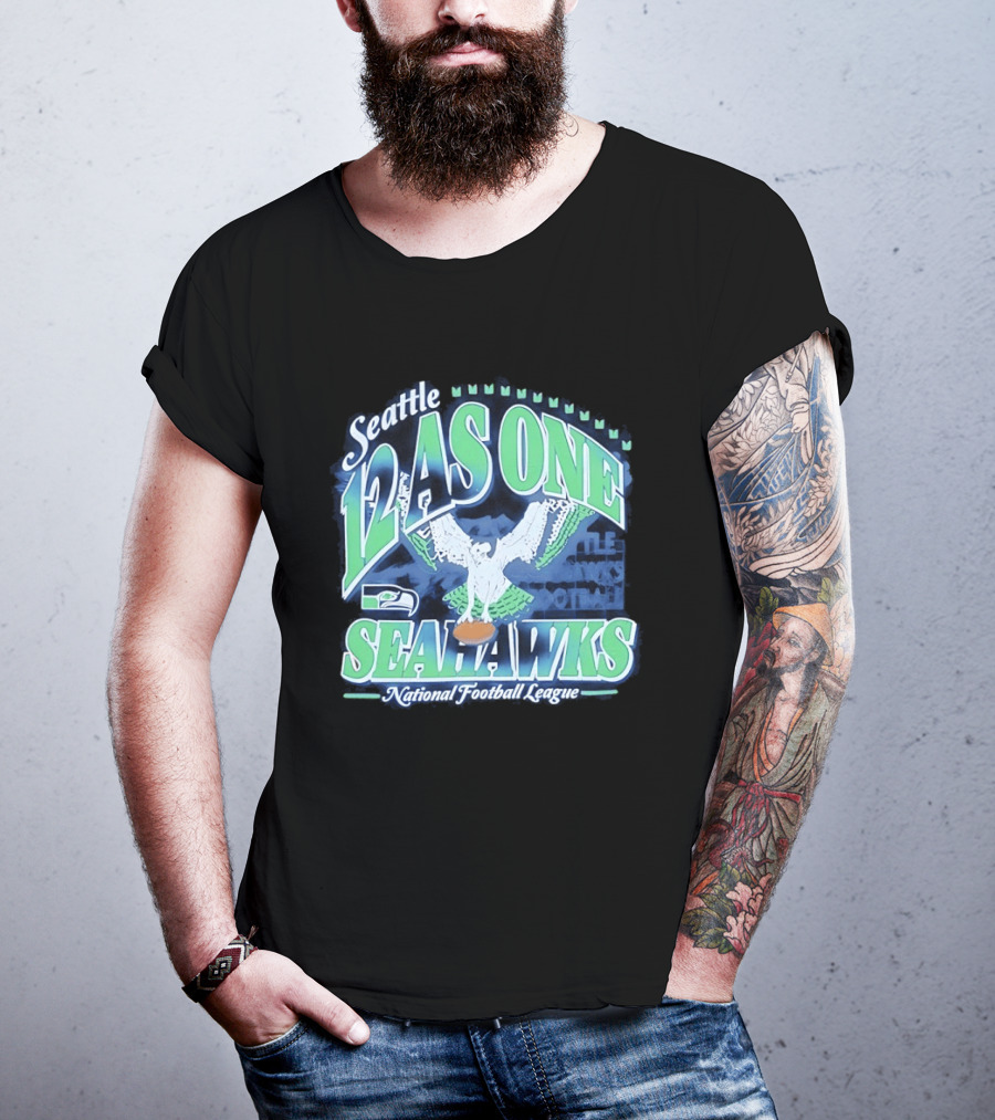 Seattle Seahawks 12 As One National Football League T-Shirt