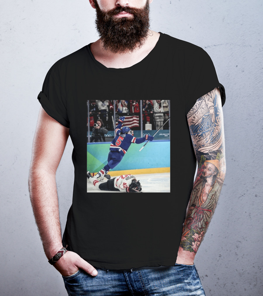 Team USA Women's Hockey Gold Win Milan 2026 Celebration T-Shirt
