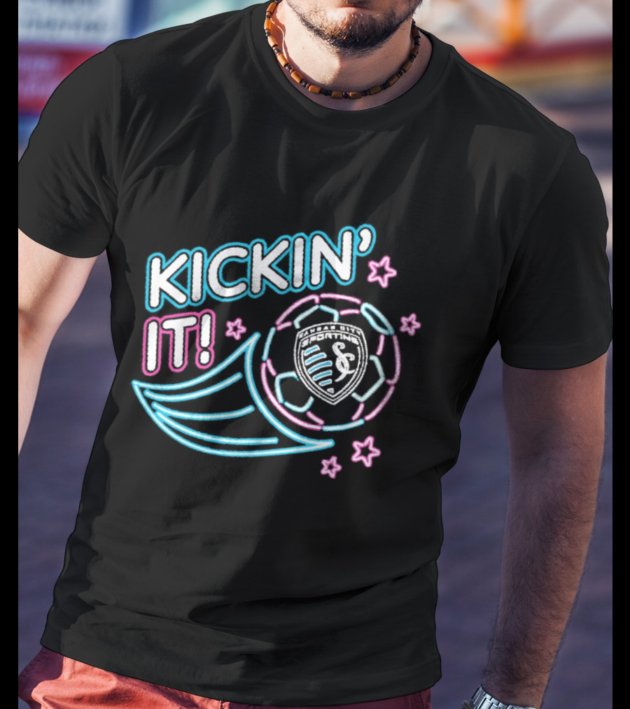 Kickin' It Sporting KC Soccer Stars And Shield T-Shirt