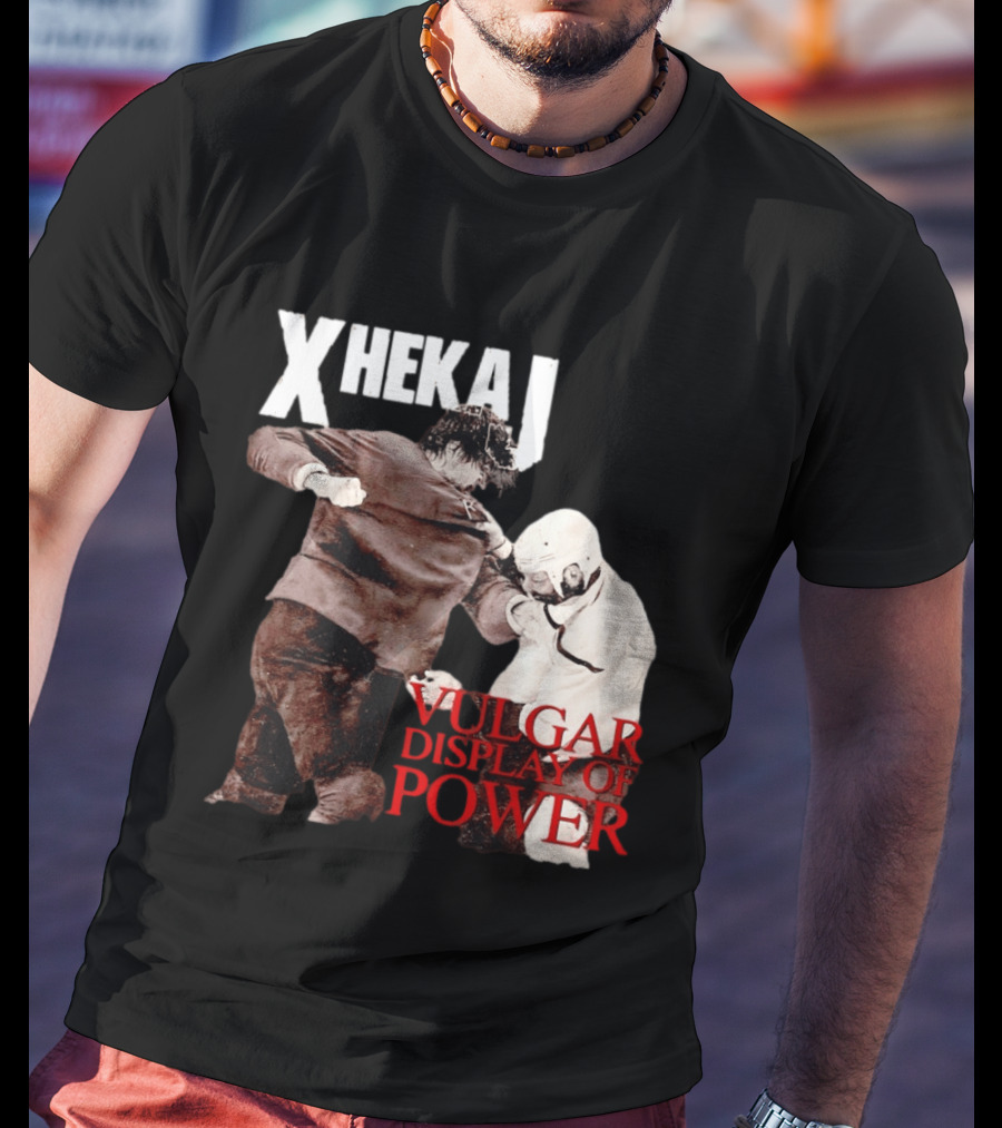 Xhekaj Vulgar Display Of Power Hockey Fight T-Shirt