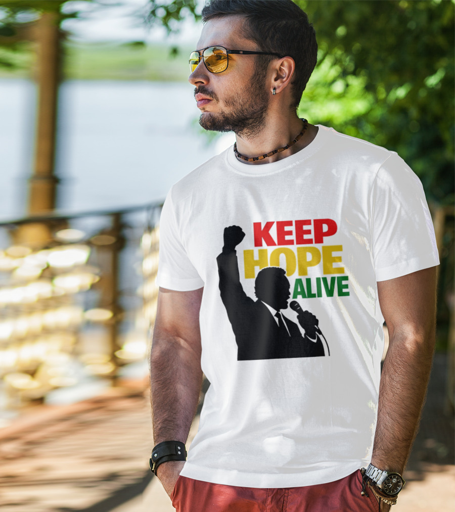 Keep Hope Alive Raised Fist T-Shirt