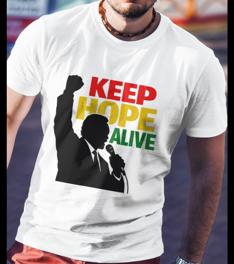 Keep Hope Alive Raised Fist T-Shirt