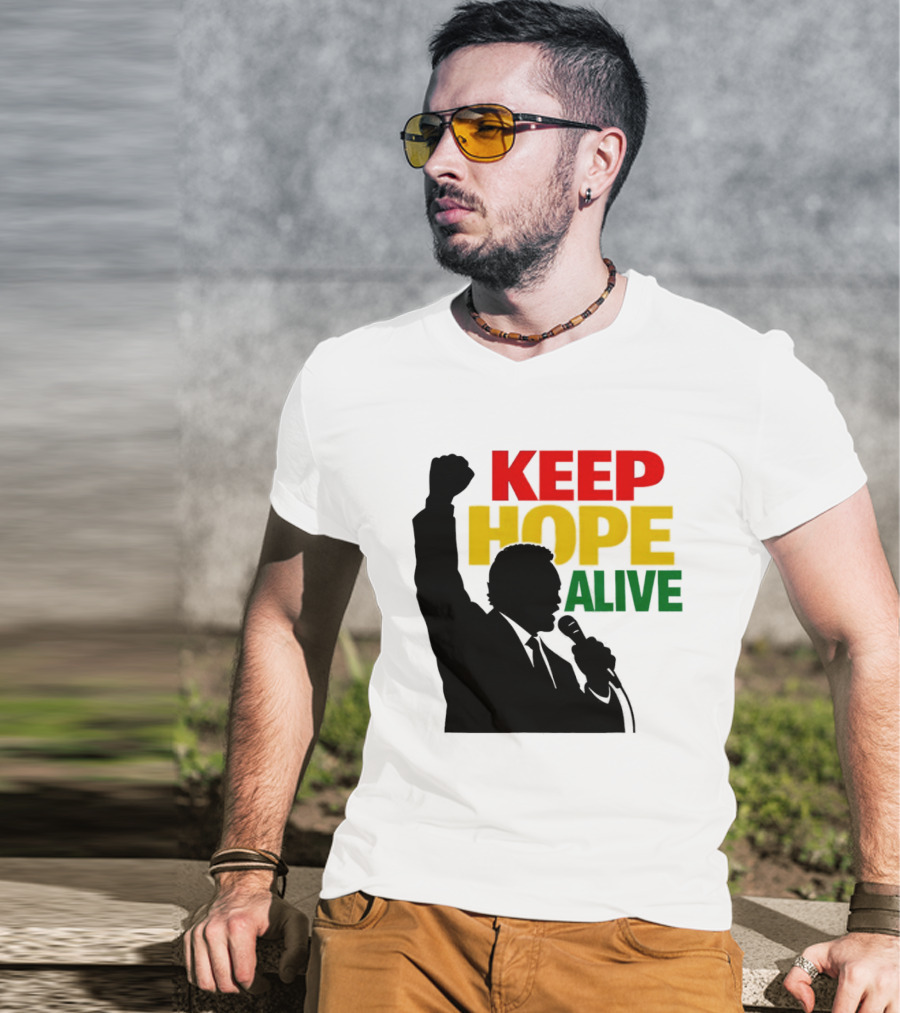 Keep Hope Alive Raised Fist T-Shirt