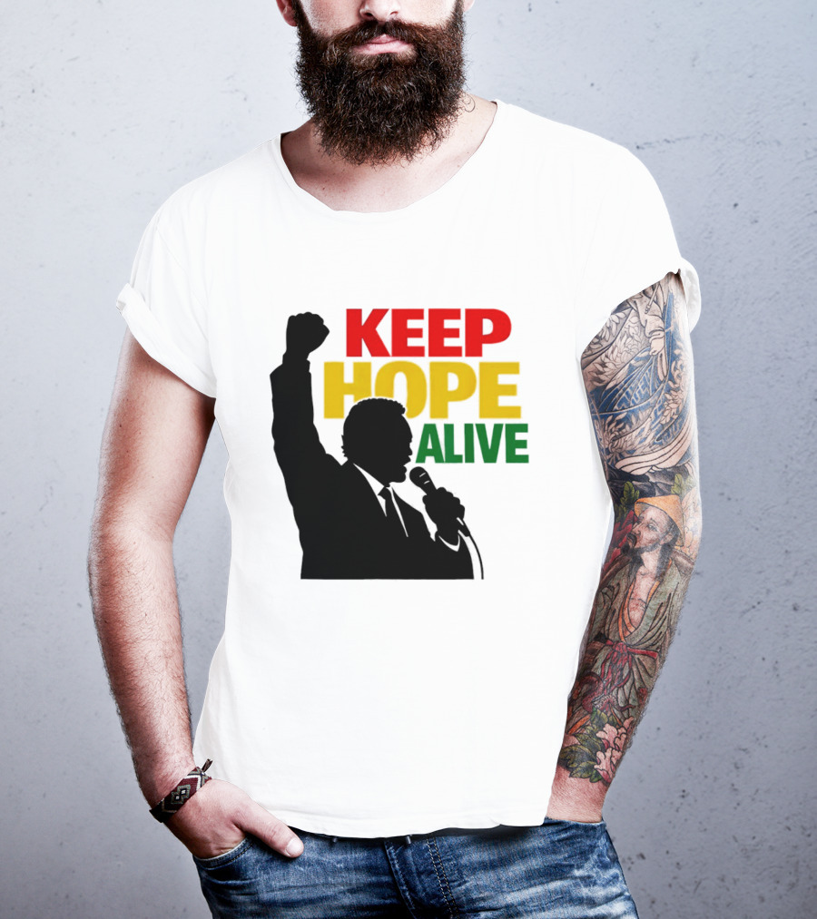 Keep Hope Alive Raised Fist T-Shirt