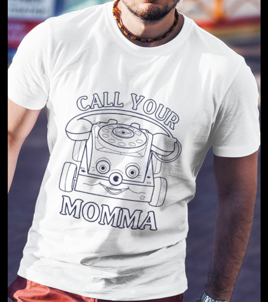 Matt Mitchell Call Your Momma Vintage Toy Phone T-Shirt