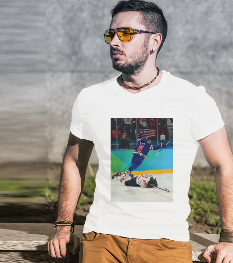 Megan Keller USA Olympic Hockey OT Goal Celebration T-Shirt
